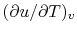 $ (\partial u/\partial T)_v$