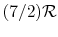 $ (7/2)\mathcal{R}$