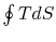 $ \oint
TdS$