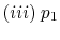 $\displaystyle (iii)\:p_1$