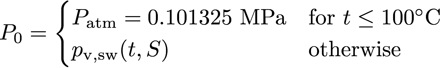 Pressure definition equation